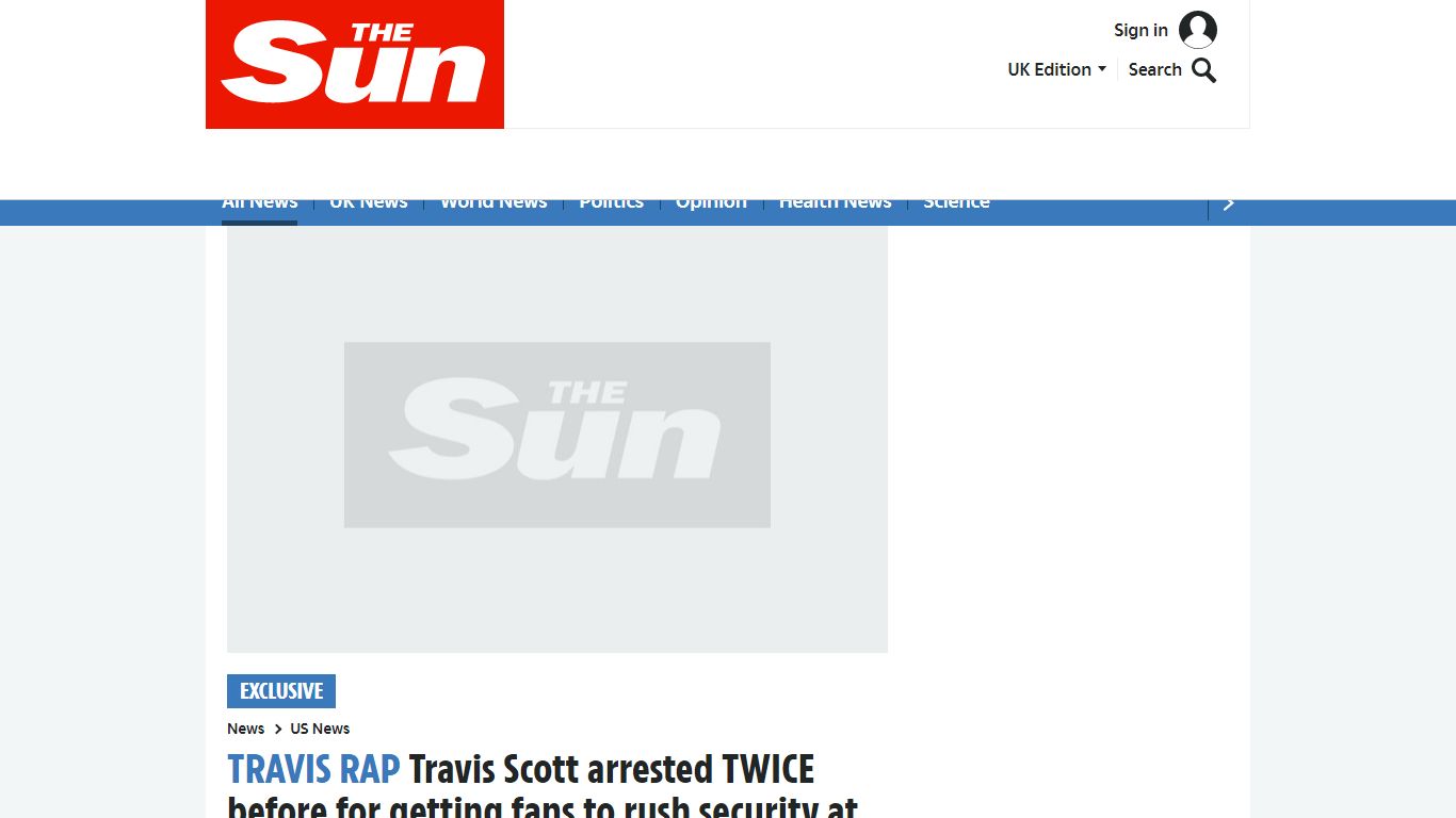 Travis Scott arrested TWICE before for getting fans to rush security at ...